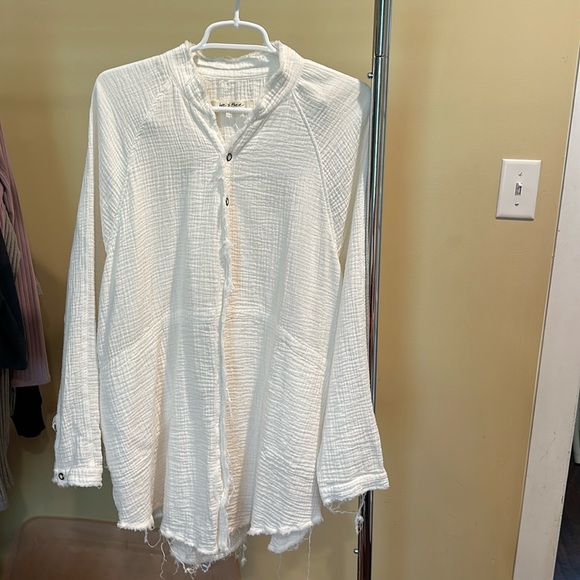 Free People Summer Daydream Buttondown - Picture 4 of 9
